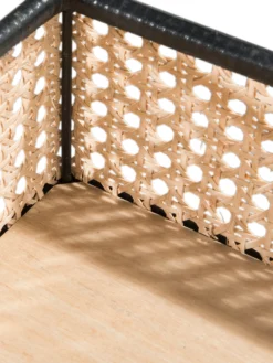 Tisch, Schwarz/Beige -Haushaltsgegenstände Geschäft CoffeeTable Tisch Schwarz SchwarzBeige 30x60x50 lup1