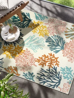 Outdoor-Teppich, Koralle