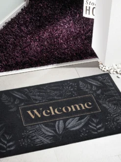 Sauberlaufmatte, Forets Leaves Grey