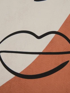 Leinwand-Druck-handbemalt, Beige/Braun -Haushaltsgegenstände Geschäft Doubleface Druckgerahmt Terra BeigeBraun 50x70 lup