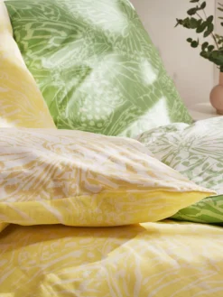 Satin-Bettwäsche, Gelb 9 Satin-Bettwäsche, Gelb -Haushaltsgegenstände Geschäft Elanora Bettwaesche Gruen Gelb 135x200 spar
