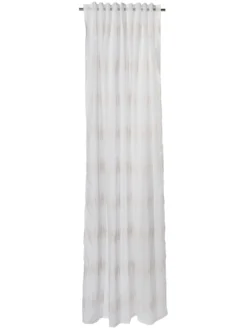 Vorhang Mit Gardinenband, Beige