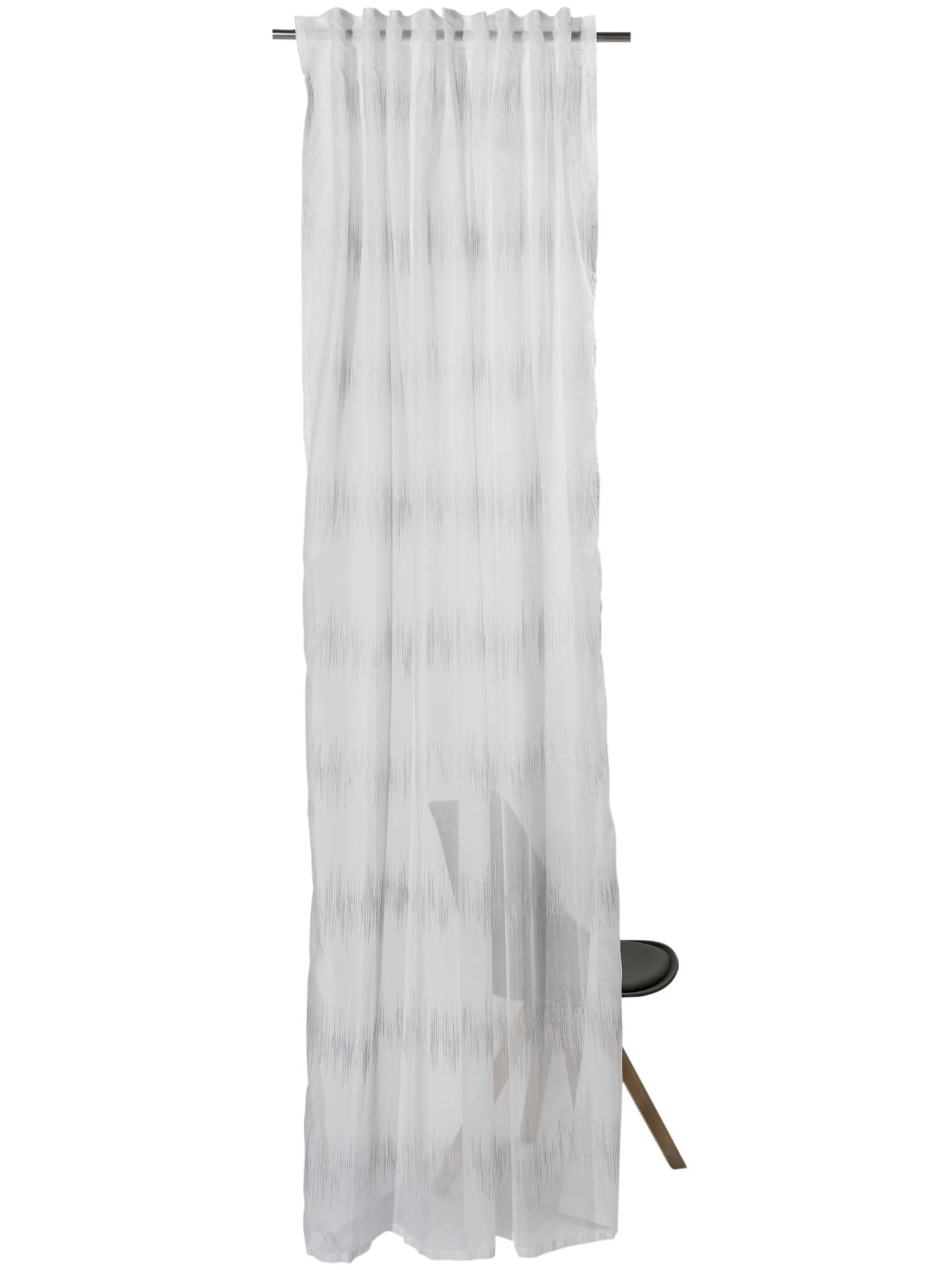 Vorhang Mit Gardinenband, Grau 3 Vorhang Mit Gardinenband, Grau – Bild 3