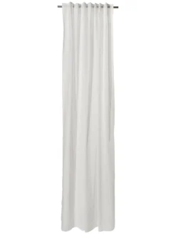 Vorhang Mit Gardinenband, Natur -Haushaltsgegenstände Geschäft Emely Gardine verdeckteSchlaufe beige Natur 140x245 pla1