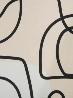 Leinwandbild, Schwarz/Weiss -Haushaltsgegenstände Geschäft Endless Druckgerahmt Weiss SchwarzWeiss 50x70 lup