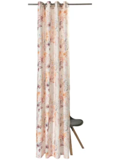 Ösenschal, Multicolor 7 Ösenschal, Multicolor -Haushaltsgegenstände Geschäft Erika Gardine Oesenschal Mehrfarbig Multicolor 140x245 pla2