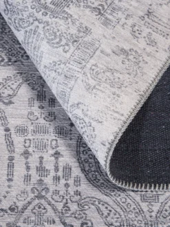 Vintage-Teppich, Marmor -Haushaltsgegenstände Geschäft Escape VintageTeppich Hellgrau Marmor 160x230 wel