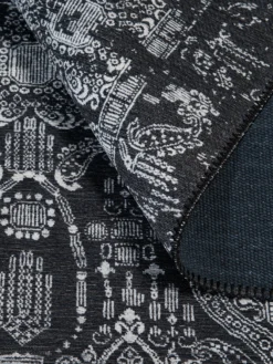 Vintage-Teppich, Quarz -Haushaltsgegenstände Geschäft Escape VintageTeppich Schwarz Quarz 160x230 wel