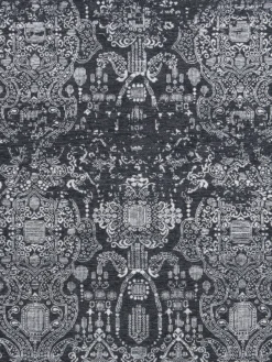 Vintage-Teppich, Quarz -Haushaltsgegenstände Geschäft Escape VintageTeppich Schwarz Quarz lup