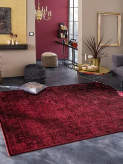 Vintage-Teppich, Crimson
