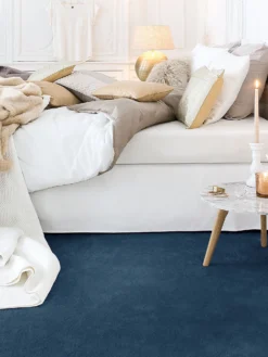 Velours-Teppichboden, Petrol 74