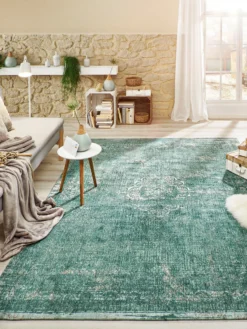 Vintage-Teppich, Jade