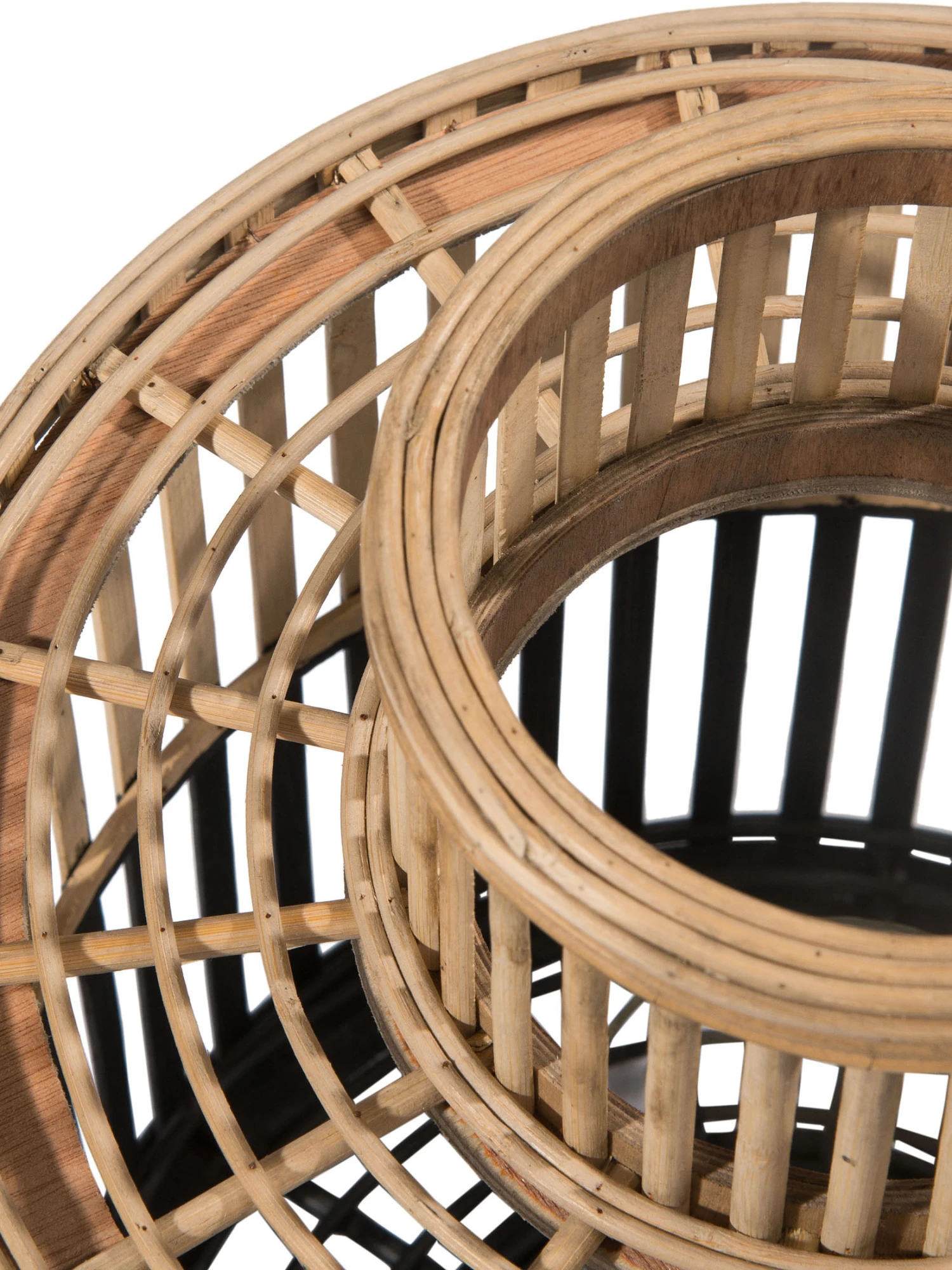 Laterne, Beige/Schwarz 3 Laterne, Beige/Schwarz – Bild 3