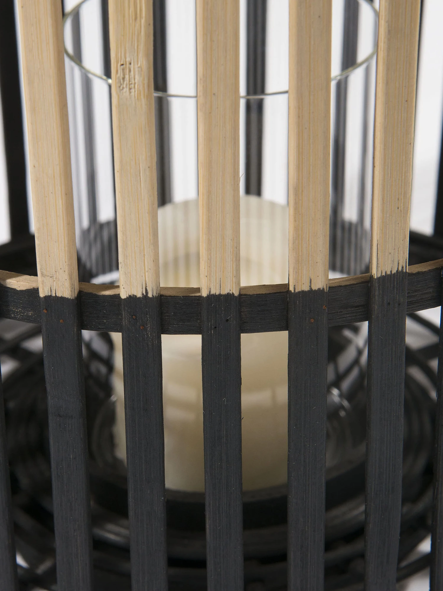 Laterne, Beige/Schwarz 4 Laterne, Beige/Schwarz – Bild 4