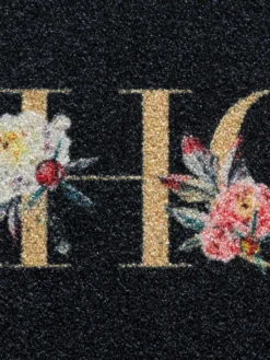 Fußmatte, Home Flowers -Haushaltsgegenstände Geschäft Fashion Fussmatte schwarz HomeFlowers 50x80 lup