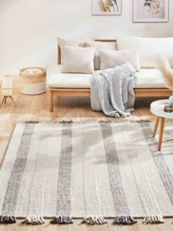 Flachgewebe-Teppich, Ivory