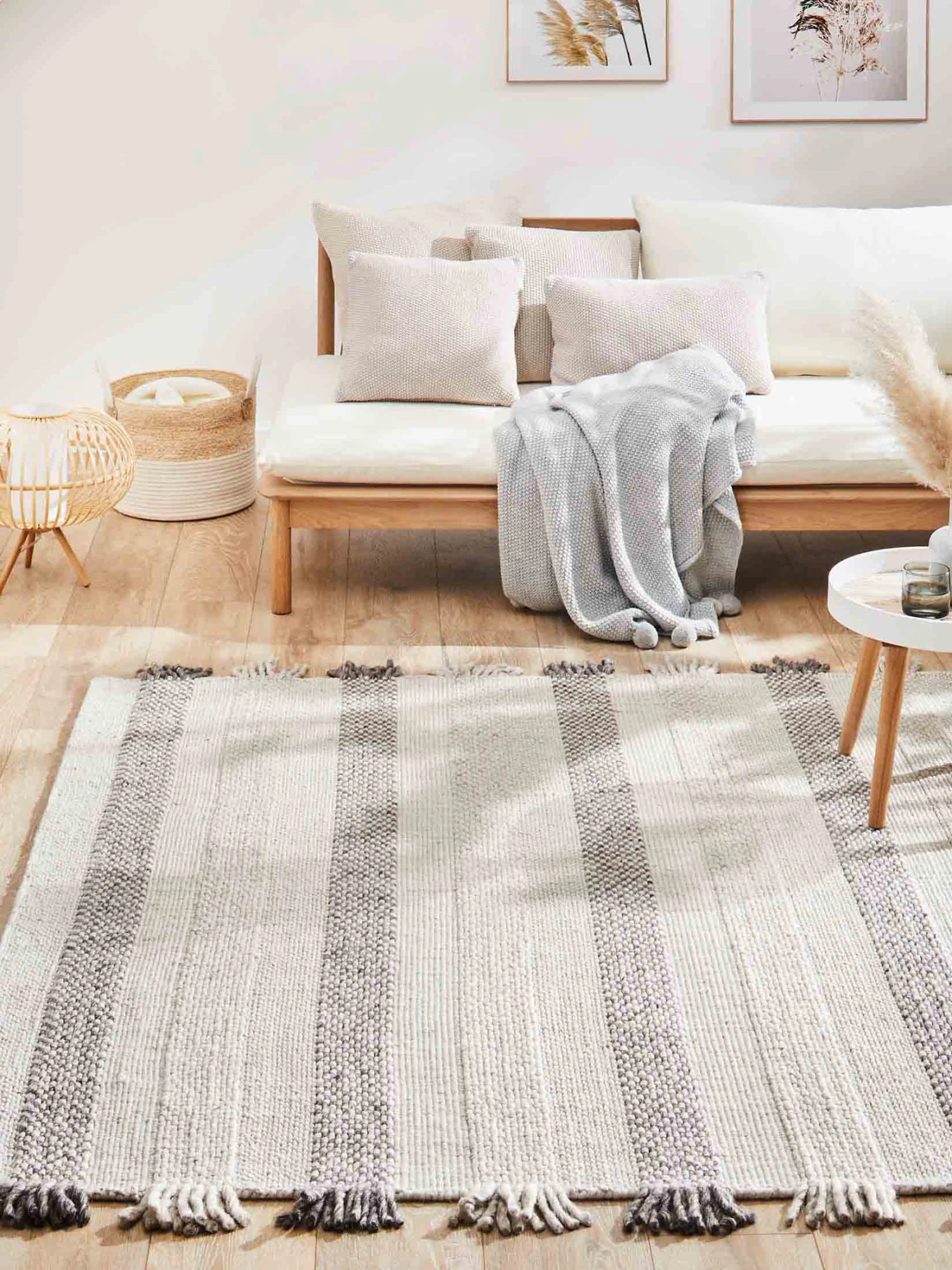 Flachgewebe-Teppich, Ivory 1 Flachgewebe-Teppich, Ivory