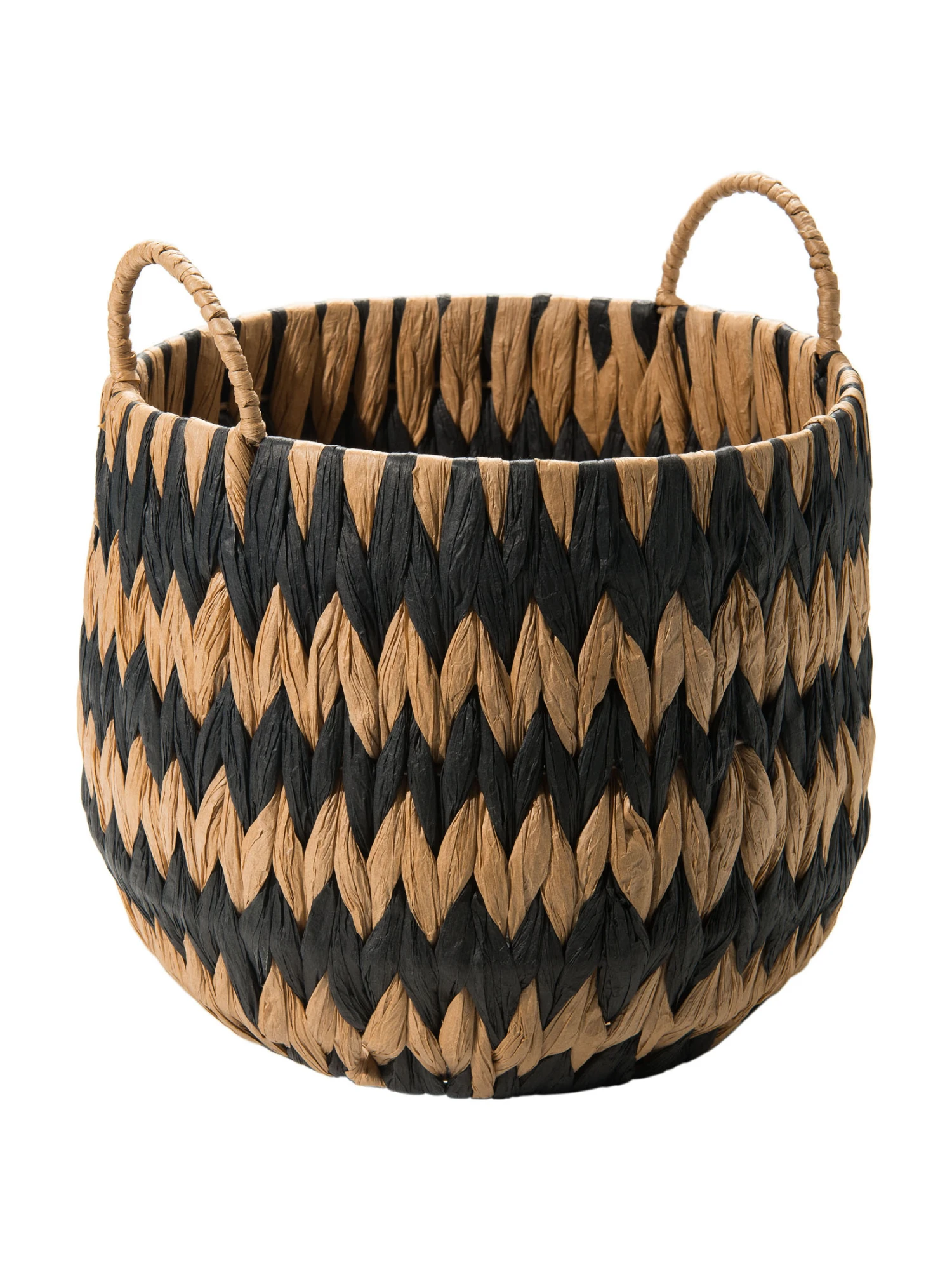 Korb, Schwarz/Natur 1 Korb, Schwarz/Natur