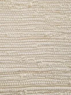 Baumwoll-Teppich, White -Haushaltsgegenstände Geschäft Froesunda BaumwollTeppich Creme White 170x240 lup