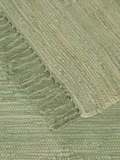 Baumwoll-Teppich, Green -Haushaltsgegenstände Geschäft Froesunda BaumwollTeppich Hellgruen Green 170x240 wel