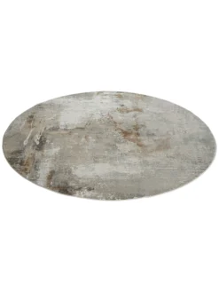 Vintage-Teppich, Taupe 6 Vintage-Teppich, Taupe -Haushaltsgegenstände Geschäft Garisim VintageTeppich Dunkelbeige Taupe 200rund fper