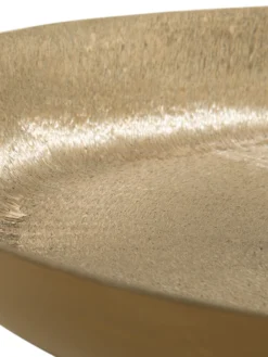 Deko-Schale, Gold -Haushaltsgegenstände Geschäft GoldMinkFinish DekoSchale Gold 35rund lup