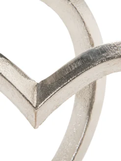 Objekt, Nickel -Haushaltsgegenstände Geschäft HeartforTwo Aufsteller Silber Nickel 8x27x272C9 lup