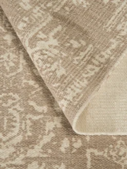 Baumwoll-Teppich, Vintage Beige 11 Baumwoll-Teppich, Vintage Beige -Haushaltsgegenstände Geschäft Henfield FlachgewebeTeppich Beige VintageBeige 170x240 wel