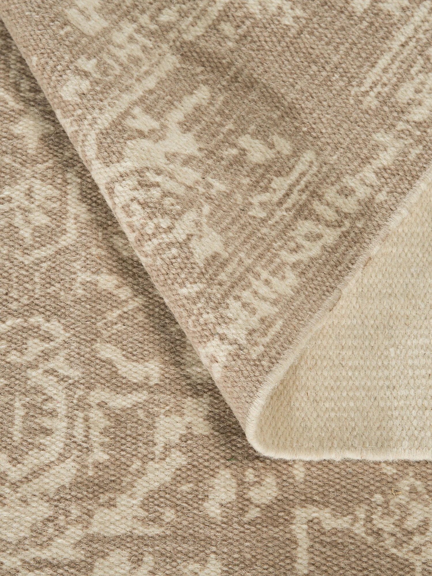 Baumwoll-Teppich, Vintage Beige 6 Baumwoll-Teppich, Vintage Beige – Bild 6