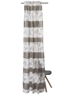 Vorhang Mit Gardinenband, Mokka -Haushaltsgegenstände Geschäft Henriette VerdeckteSchlaufe Braun Mokka 140x245 pla2