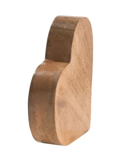 Objekt, Braun -Haushaltsgegenstände Geschäft HerzWoody Objekt Braun 20x19 per2