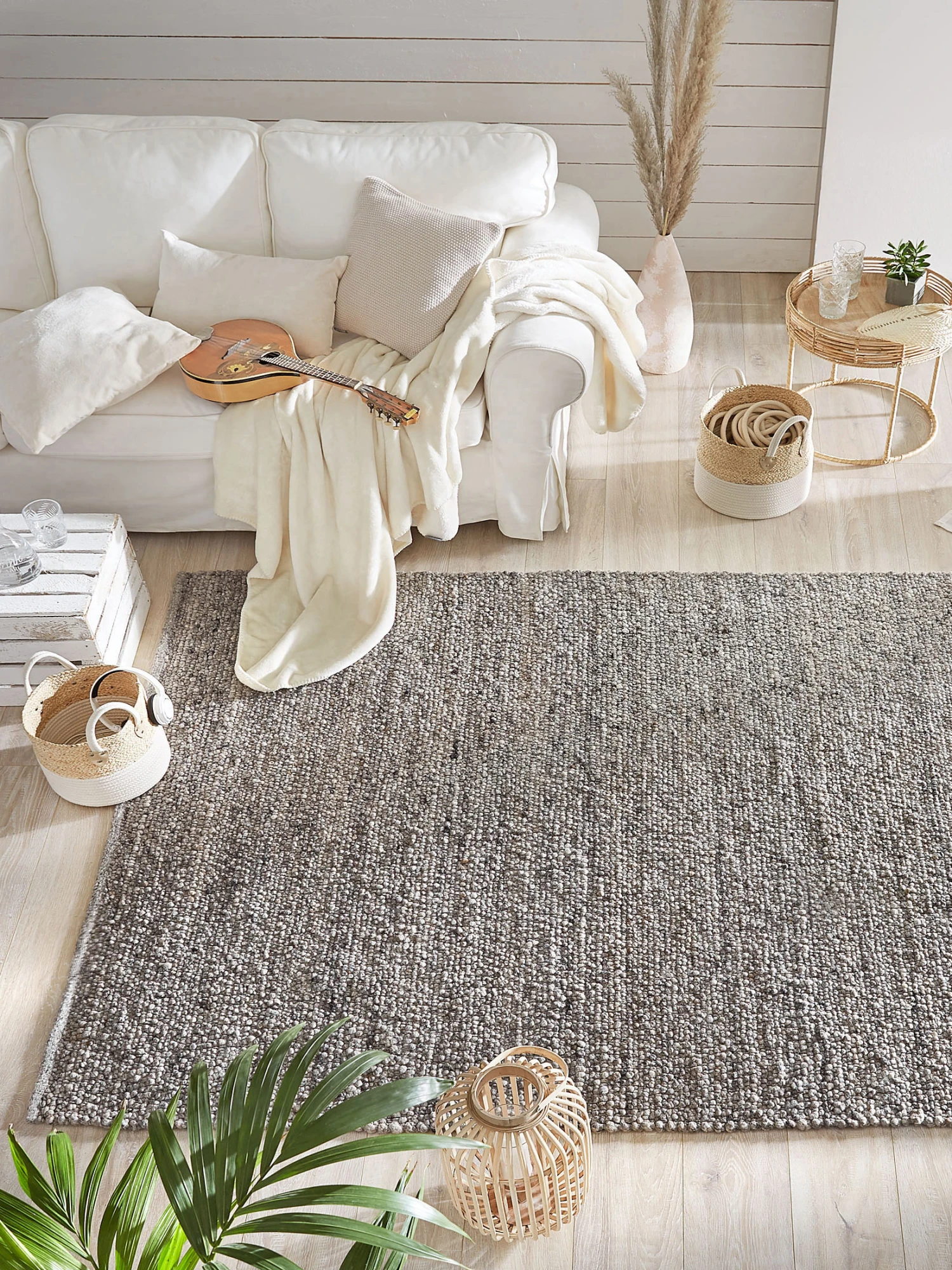 Woll-Teppich, Loft Grey 1 Woll-Teppich, Loft Grey