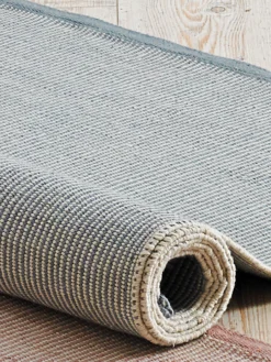 Flachgewebe-Teppich, Gletscher -Haushaltsgegenstände Geschäft Hoegland Handwebteppich blau gletscher lup