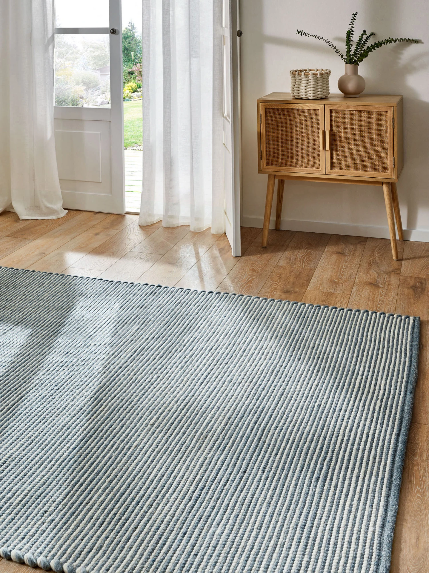 Woll-Teppich, Cloud Blue 1 Woll-Teppich, Cloud Blue