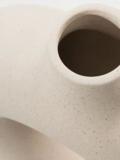 Vase, Mattweiss -Haushaltsgegenstände Geschäft Hulao Vase Creme Mattweiss 22x23x232C8 lup1