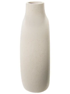 Vase, Mattweiss -Haushaltsgegenstände Geschäft Hulao Vase Creme Mattweiss 22x23x232C8 per3