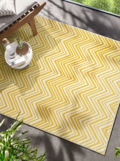Outdoor-Teppich, Gelb