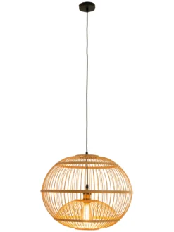 Hängeleuchte, Natur 10 Hängeleuchte, Natur -Haushaltsgegenstände Geschäft Iwato Pendelleuchte Hellbraun Natur 45x50 per2