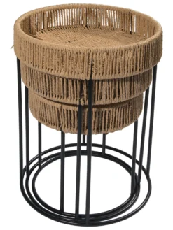 Tisch, Hellbraun -Haushaltsgegenstände Geschäft Jule Tisch Braun Hellbraun Set