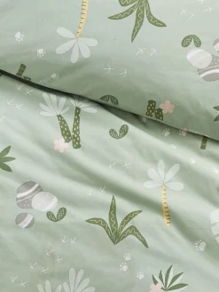 Kinderbettwäsche, Jungle Green -Haushaltsgegenstände Geschäft JungleFever Bettwaesche Gruen JungleGreen 135x200 lup