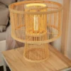 Tischleuchte, Bambus