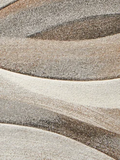 Moderner Teppich, Mandel -Haushaltsgegenstände Geschäft Kaleidoskop ModernerTeppich Braun Mandel 160x230 lup