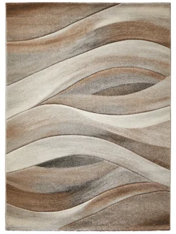 Moderner Teppich, Mandel -Haushaltsgegenstände Geschäft Kaleidoskop ModernerTeppich Braun Mandel 160x230 pla