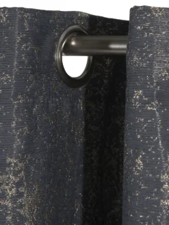 Ösenschal, Galaxy -Haushaltsgegenstände Geschäft Karli Gardine Oesenschal Dunkelgrau Galaxy 140x245 lup1