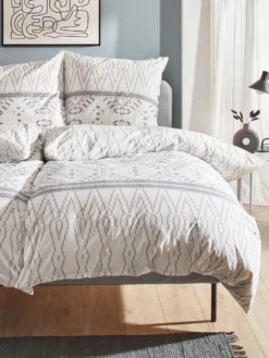 Renforcé-Bettwäsche, Offwhite