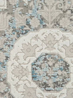 Vintage-Teppich, Bleu 10 Vintage-Teppich, Bleu -Haushaltsgegenstände Geschäft Kingfield VintageTeppich Blau Bleu 200x290 lup