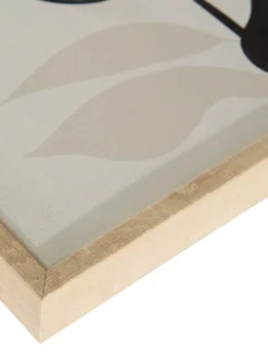 Leinwand-Druck-handbemalt, Schwarz/Weiss -Haushaltsgegenstände Geschäft Klimata Druckgerahmt SchwarzWeiss 30x40 lup2