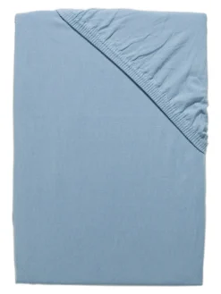 Spannbetttuch, Himmelblau