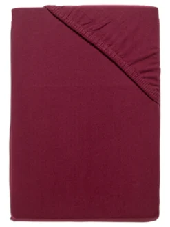 Spannbetttuch, Bordeaux