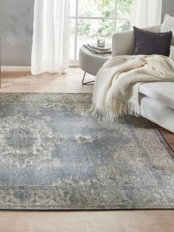 Vintage-Teppich, Blue